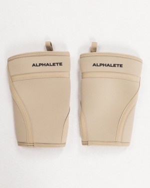 Alte Accesorii Dama Alphalete Knee Sleeves Bej | 316740-YPJ