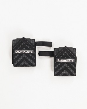 Alte Accesorii Dama Alphalete Wrist Wraps Negrii | 465780-JHM
