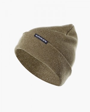 Caciuli Barbati Alphalete Essential Foldover Maro Inchis | 208435-ASO