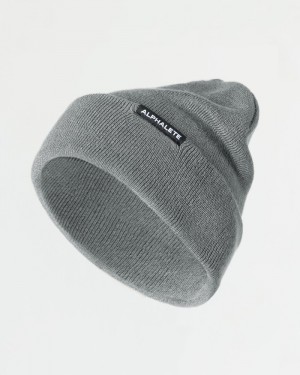Caciuli Dama Alphalete Essential Foldover Gri | 571328-GPO