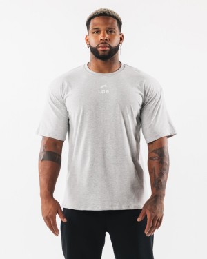 Camasa Barbati Alphalete Brushed Crest Gri | 619735-NXO