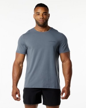 Camasa Barbati Alphalete Clasici Gri Inchis | 243607-UET