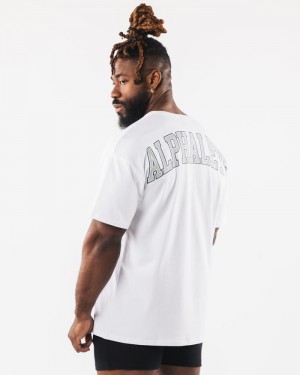 Camasa Barbati Alphalete Collegiate Albi | 357469-KJH