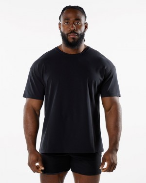 Camasa Barbati Alphalete Emblem Negrii | 013874-TSW