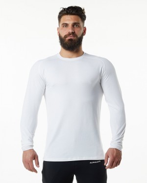 Camasa Barbati Alphalete Evo Epaulette Albi | 689245-EVT