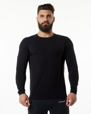 Camasa Barbati Alphalete Evo Epaulette Negrii | 673519-RKD