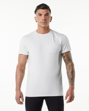 Camasa Barbati Alphalete Evo Pocket Albi | 509428-UJS
