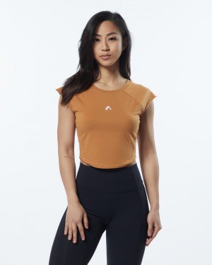 Camasa Dama Alphalete Velocity Crop Maro | 714365-LPI