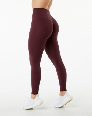 Colanti Dama Alphalete Alphalux Wonder 27" Negrii Roz | 675049-CWJ