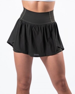 Fuste Dama Alphalete Trace Gri | 764291-UBF
