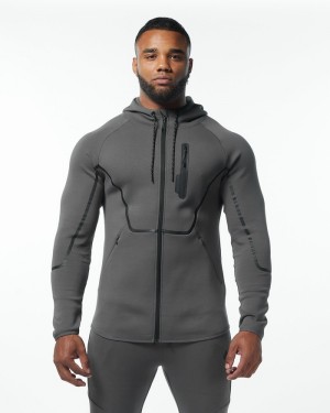 Geaca Barbati Alphalete ELMTS Atletism Gri | 381250-YIO