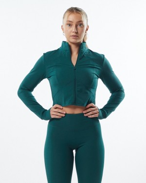 Geaca Dama Alphalete Pulse Turcoaz | 317409-MPH
