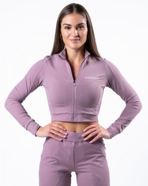 Geaca Dama Alphalete Trace Violet | 014789-EZN