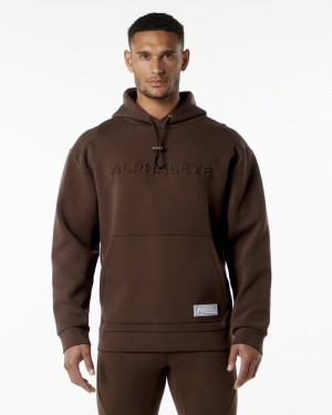 Hanorac Cu Gluga Barbati Alphalete ELMTS Maro | 726390-SWM