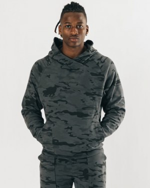 Hanorac Cu Gluga Barbati Alphalete Identity Pro Camuflaj | 572409-OGB