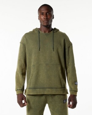 Hanorac Cu Gluga Barbati Alphalete Very Terry Verzi | 936457-VFK
