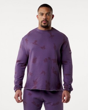 Hanorace Barbati Alphalete HCTS Drop Shoulder Violet | 481952-KXA