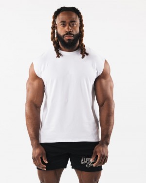Maiouri Barbati Alphalete Brushed Wolf Head Muscle Albi | 317492-ZOP