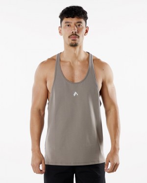 Maiouri Barbati Alphalete Emblem Stringer Gri | 427081-WPN