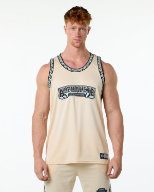 Maiouri Barbati Alphalete Varsity Basketball Jersey Maro | 697431-NPQ