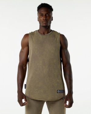 Maiouri Barbati Alphalete Very Terry Cutoff Gri | 465208-JZX