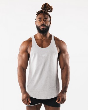 Maiouri Barbati Alphalete Wolf Head Raw Cut Gri | 124837-ZKX