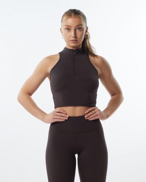 Maiouri Dama Alphalete Pulse Zip Gri | 046791-ISE
