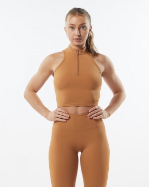 Maiouri Dama Alphalete Pulse Zip Maro | 195670-IRL