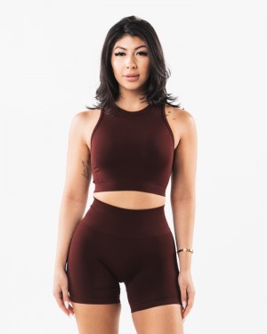 Maiouri Dama Alphalete Stratus Crop Visinii | 657240-PFD