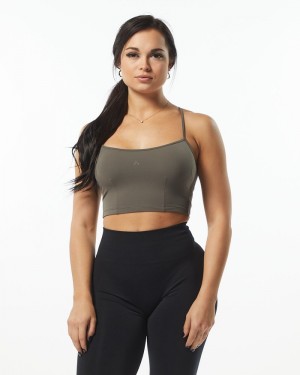 Maiouri Dama Alphalete Ultrasoft Camisole Gri | 150468-CMG