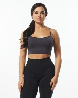 Maiouri Dama Alphalete Ultrasoft Camisole Gri Inchis | 304965-CUB