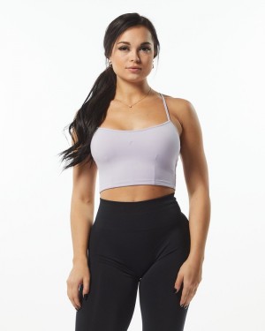 Maiouri Dama Alphalete Ultrasoft Camisole Violet | 214960-NEZ