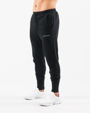 Pantaloni Jogger Barbati Alphalete Academy Club Negrii | 379621-QAC