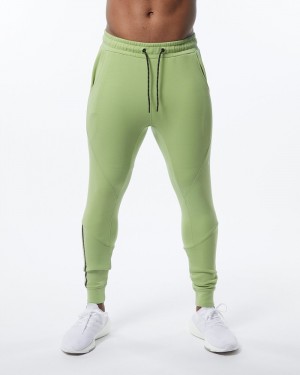 Pantaloni Jogger Barbati Alphalete ELMTS Cuffed Verzi Deschis | 692345-TRB