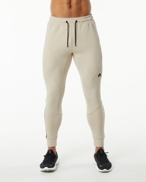 Pantaloni Jogger Barbati Alphalete ELMTS Cuffed Galbeni Deschis | 520861-GRN