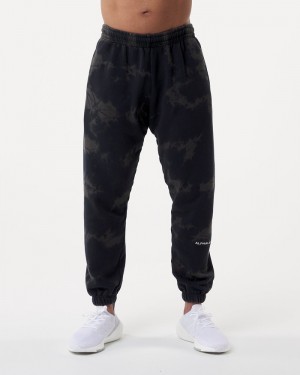 Pantaloni Jogger Barbati Alphalete HCTS Negrii | 729018-NRX