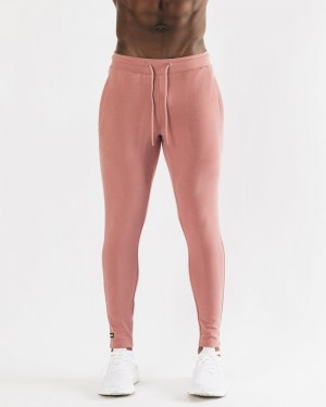 Pantaloni Jogger Barbati Alphalete Identity Roz | 793086-MJL