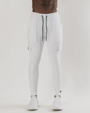 Pantaloni Jogger Barbati Alphalete Identity Cargo Albi | 246539-ZEC