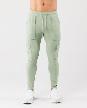 Pantaloni Jogger Barbati Alphalete Identity Cargo Masline Verzi | 143572-ERI