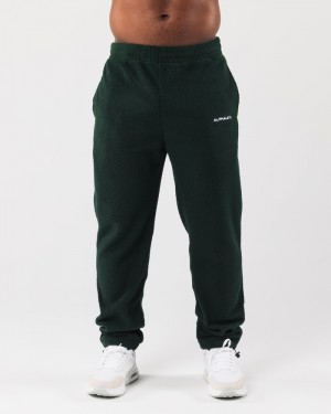 Pantaloni Jogger Barbati Alphalete King Verzi | 780346-VEY