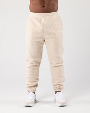 Pantaloni Jogger Barbati Alphalete King Galbeni Deschis | 934605-FLK