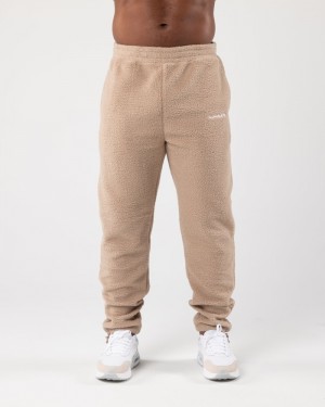 Pantaloni Jogger Barbati Alphalete King Bej | 302478-SJM