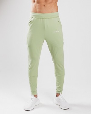Pantaloni Jogger Barbati Alphalete Trace Verzi | 516703-WCM