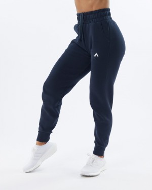 Pantaloni Jogger Dama Alphalete ELMTS Cuffed Bleumarin | 109726-BMY