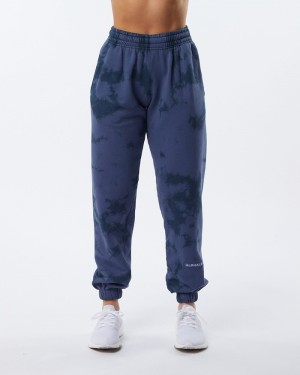 Pantaloni Jogger Dama Alphalete HCTS Bleumarin | 529401-SZM