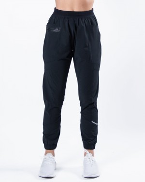 Pantaloni Jogger Dama Alphalete Studio Negrii | 708124-WJP