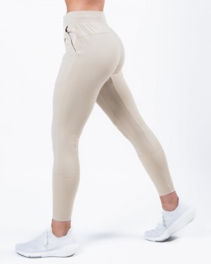 Pantaloni Jogger Dama Alphalete Trace Albi | 802943-TJB