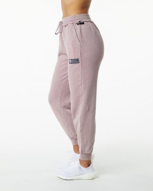 Pantaloni Jogger Dama Alphalete Very Terry Roz | 814735-YSF