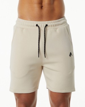 Pantaloni Scurti Barbati Alphalete ELMTS Atletism 6" Galbeni Deschis | 078592-PZY