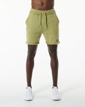 Pantaloni Scurti Barbati Alphalete Very Terry Verzi | 015263-QYD